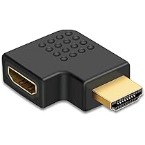 ✨【右2個】HDMI 右向き 変換 アダプタ L型 端子 延長 直角 コネクタ Amazon | FUJIMORI HDMI 直角 L字型 変換 アダプタ HDMI（オス